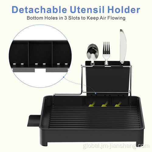 1 Tier Dish Rack Unique Design Dish Drainer For Kitchen Supplier